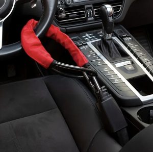 Antivol Ceinture de Sécurité Voiture | Système de Blocage Volant avec Clé