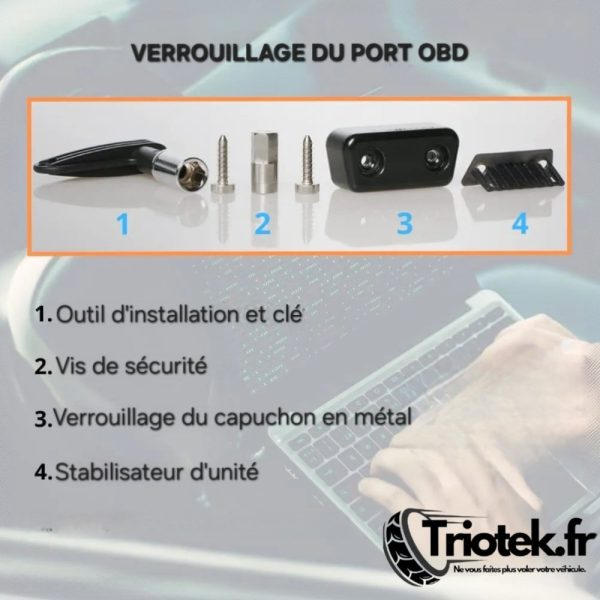 Pack Antivol prise OBD + Pochette anti signal voiture – Sécurité